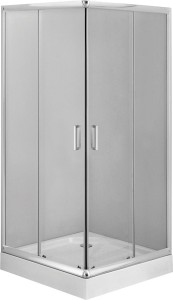 Deante Funkia Kabina kwadratowa 90 cm, szkło transparentne
