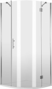 Deante Abelia Kabina półokrągła trzyszybowa 90 cm