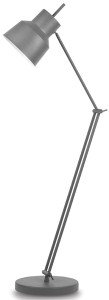 Lampa podłogowa Belfast matowy szary 165x27x25cm