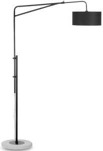 Lampa podłogowa BRIGHTON czarna 47x23cm