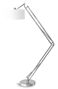 Lampa podłogowa MILANO niklowana
