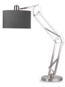 Lampa stołowa MILANO niklowana