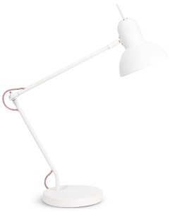 Lampa stołowa Nottingham biała 73x16x15cm