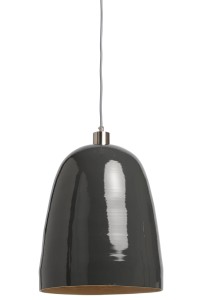 Lampa wisząca Saigon szara 32x39cm
