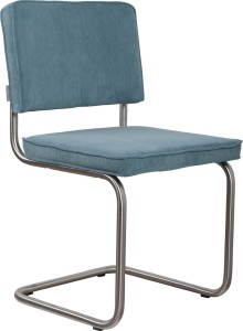 Krzesło RIDGE BRUSHED RIB niebieskie 12A