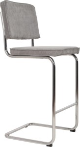 Stołek barowy RIDGE RIB szary 32A