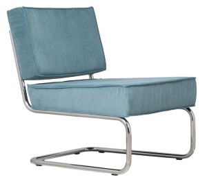 Krzesło Lounge RIDGE RIB niebieskie