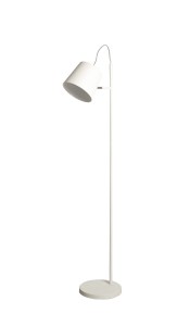 Lampa podłogowa BUCKLE HEAD biała