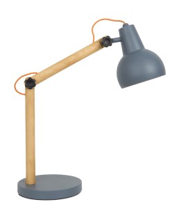 Lampa biurkowa STUDY ciemnoszara