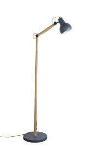 Lampa podłogowa STUDY ciemnoszara