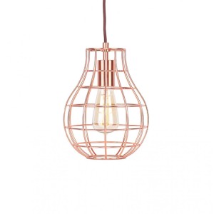 Lampa wisząca Pittsburgh miedziana 20x26cm