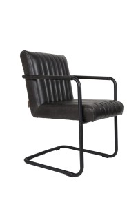 Fotel STITCHED czarny