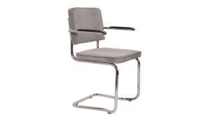 Fotel RIDGE KINK RIB szary 32A
