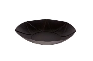 Taca metalowa czarna ANGULAR LADY 43cm