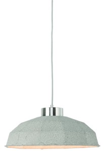 Lampa wisząca Yosemite masa papierowa 42x20cm, wielokątny jasnoszary