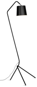 Lampa podłogowa Barcelona czarna 53x57x152cm