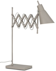 Lampa stołowa Oxford szara 64x28-60cm