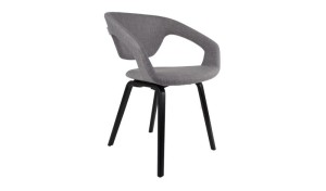 Fotel FLEXBACK czarno/ szary