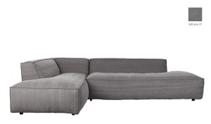 Sofa FAT FREDDY LEFT COMFORT L szara