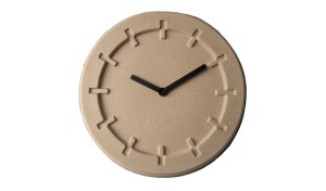 Zegar PULP TIME okrągły beżowy